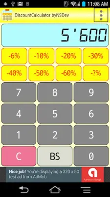 DiscountCalculator byNSDev android App screenshot 8